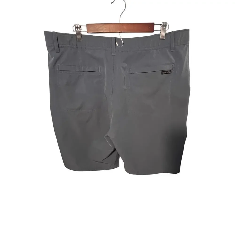 Gerry men’s 38 athletic on the‎ go adventure stretch dark academia golf shorts ￼